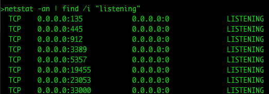 netstat-listen